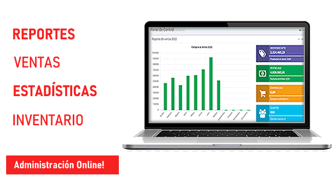 Panel de ventas