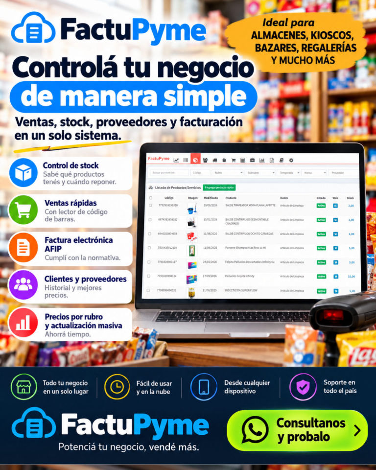 Tu negocio con FactuPyme